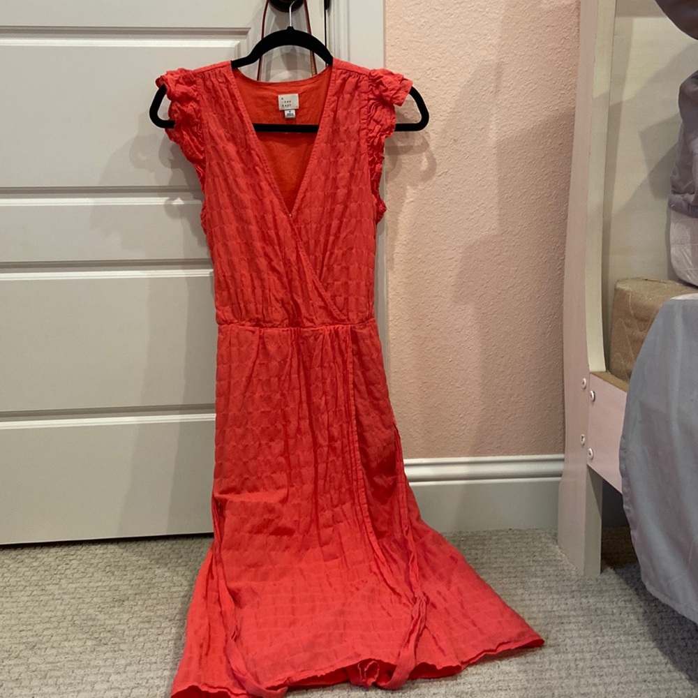Maxi wrap dress